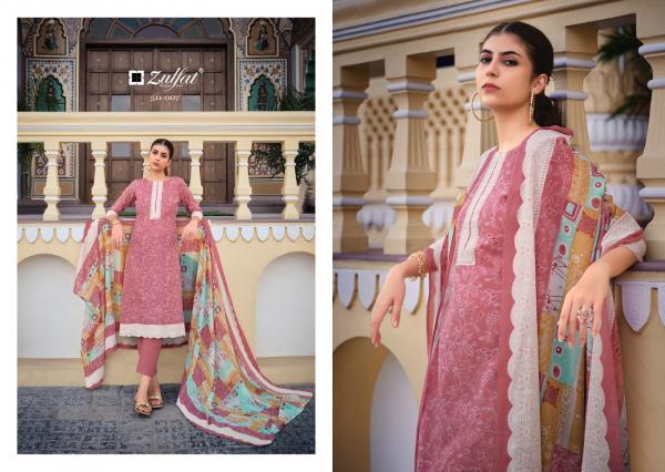 Zulfat Biba Cotton Designer Dress Material Collection